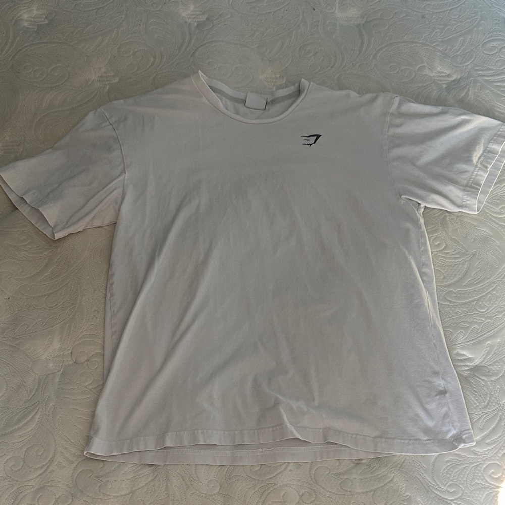 Gymshark White Short Sleeve Tee